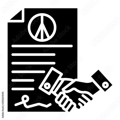 Foto Peace Agreement Vector Icon