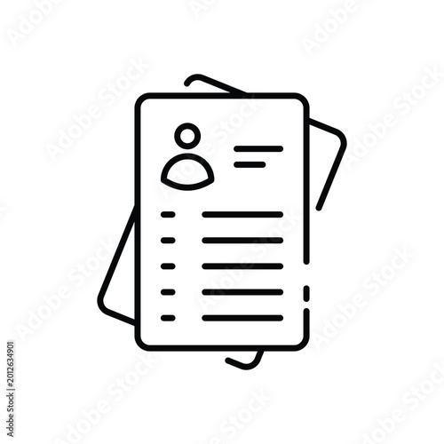 Applicant vector icon