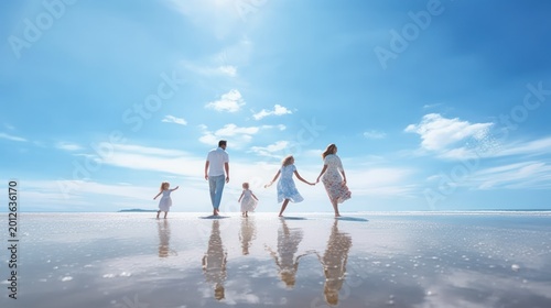 Experience the pure joy of family connection under an endless summer sky.