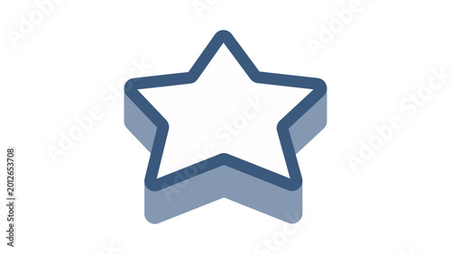 Foto Simple cookie cutter vector icon for baking and pastry preparation