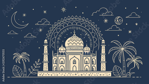 Fotografie Taj Mahal Architecture Building Structure.