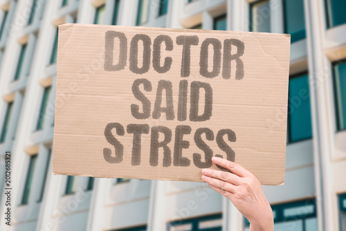 Slika na platnu "Doctor Said Stress" Physicians frequently misattribute genuine organic disease to anxiety or stress responses