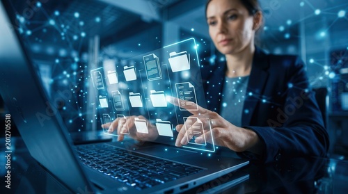 Online documentation database and records keeping technology through a digital file access concept.