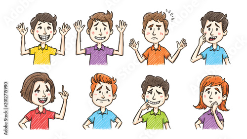 Canvastavla Expression Spectrum: An illustration captures the diverse range of human feeling