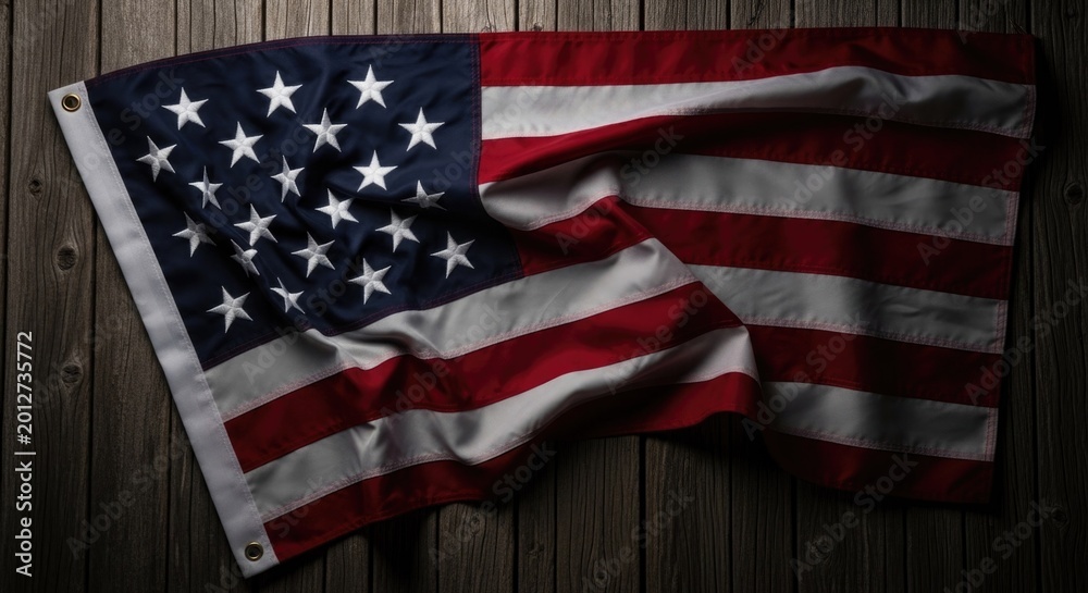 Obraz premium American independence day flag united states 4th of july patriotic symbol