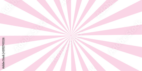 Obraz na plátně Radiant pink rays burst forth in an eye-catching design, providing a visually engaging backdrop, radiating positivity and energy