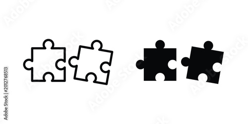 Foto Compatibility icon design collection in black