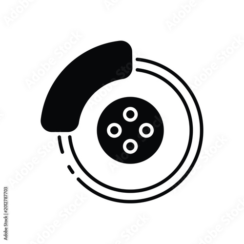 Quadro su tela Brakes vector icon