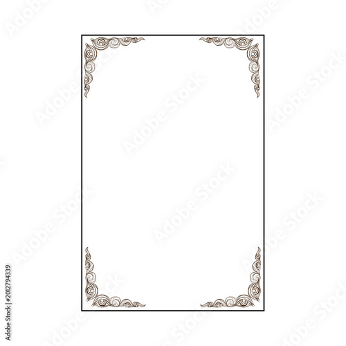 vintage photo frame