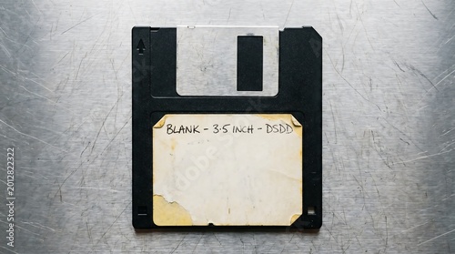Vintage 3.5 Inch Floppy Disk