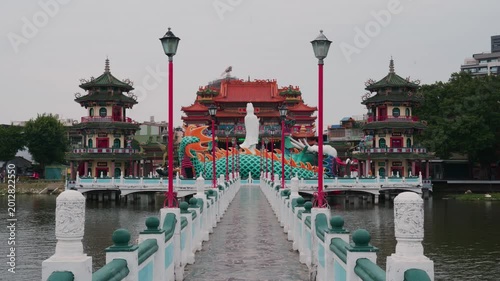 Bridge to Dragon Temple at Lotus Pond Kaohsiung