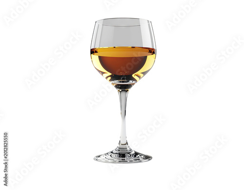 Glass of Amber Liquid