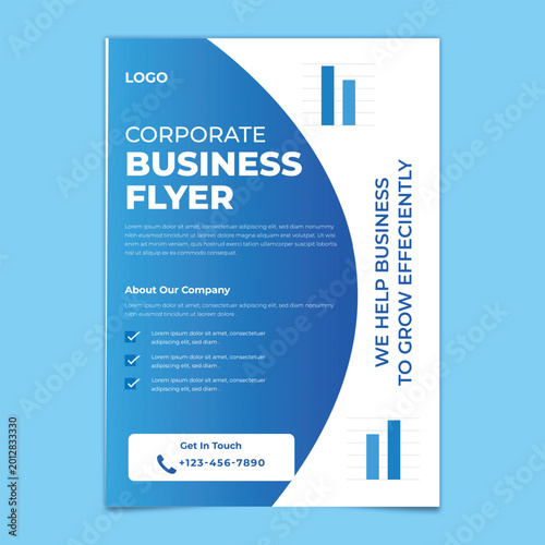 Minimal Corporate Business Flyer for Professional Promotion