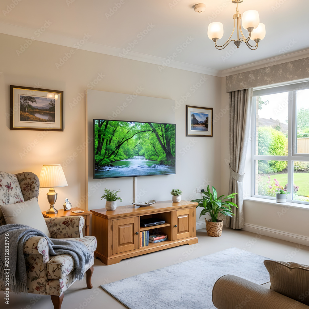 Fototapeta premium Senior living room 