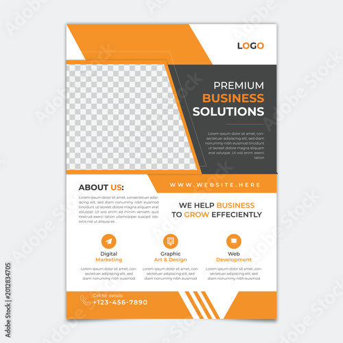  Corporate Marketing Flyer Template for Company Branding