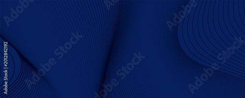 Premium background design with diagonal dark blue line pattern. Vector horizontal template for digital lux business banner, contemporary formal invitation, luxury voucher, prestigious gift certificate
