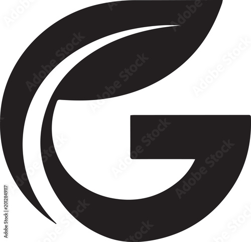 G Abstract vector arrow made of arrows with modern circular background design illustration