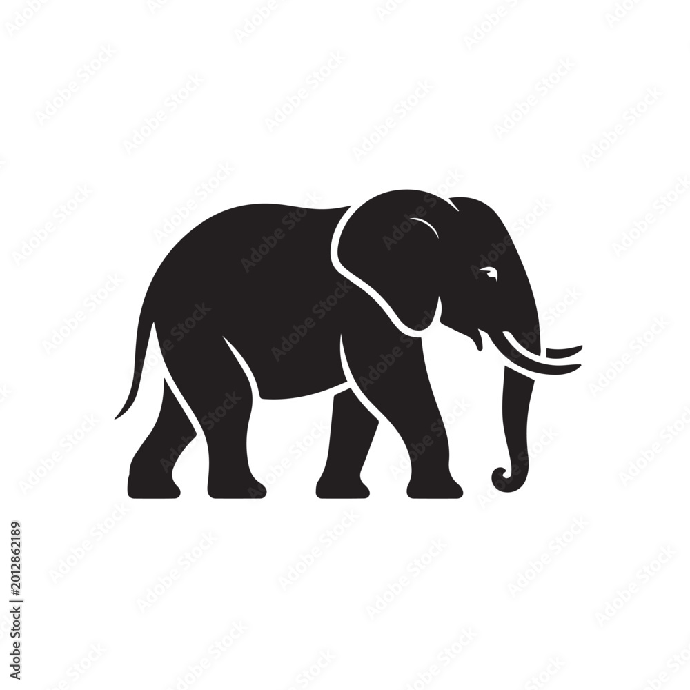 Fototapeta premium World Elephant Day Awareness Illustration—Wildlife Conservation and Save Elephants Concept.