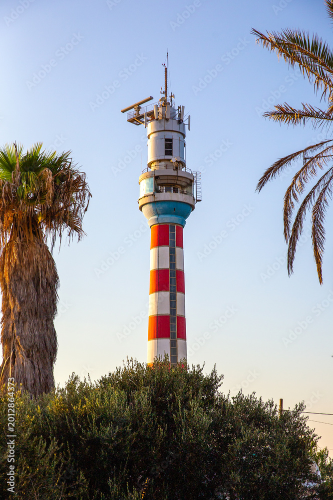 Obraz premium Lighthouse on the waterfront in Beirut, Lebanon