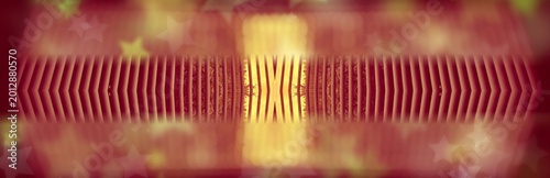 Photos A mysterious structure glows with an incandescent core, surrounded by repeating shapes forming a hypnotic symmetry