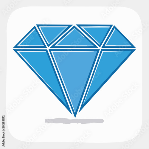 Blue Diamond Icon
