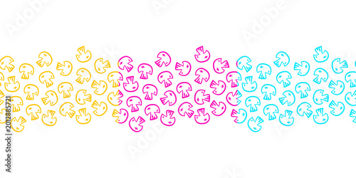 Photos mushroom pattern background
