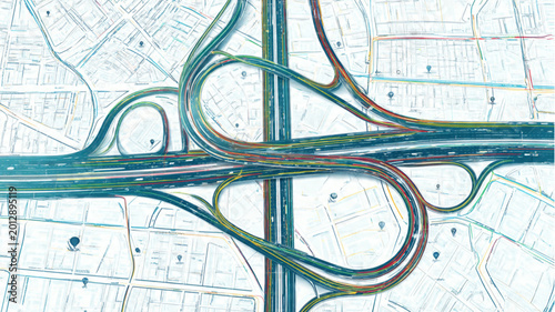 Photos Interchange highway road junction layout.
