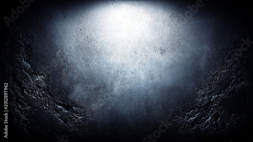 Dark grunge background with spotlight background distressed abstract spotlight