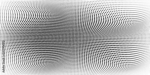 Obraz na płótnie Halftone faded gradient texture