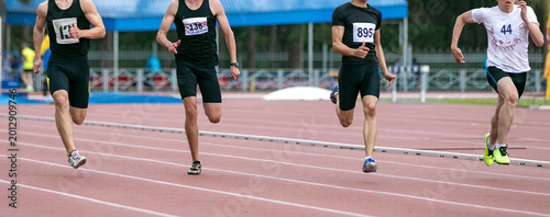 Men's 100-meter race in athletics competitions