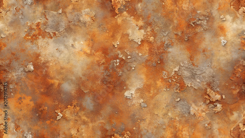 Seamless rust texture corroded metal surface for industrial design