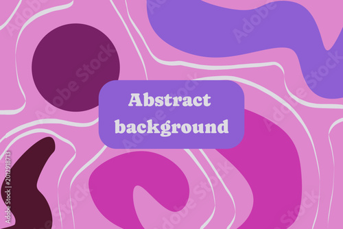 Purple and Pink Fluid Shapes, Abstract Background, Organic Graphic Style, Creative Social Media Content