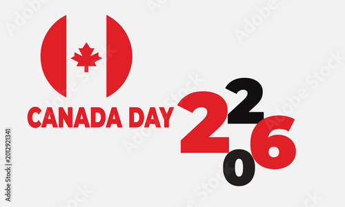 Happy canada day banner 2026