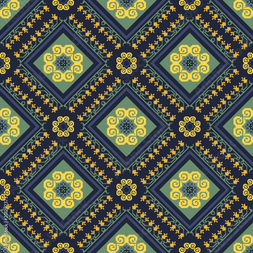 Foto Seamless geometric pattern