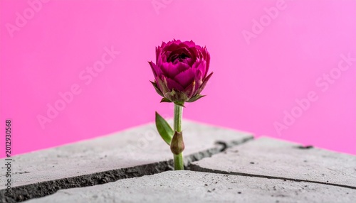 pink tulips on wooden background