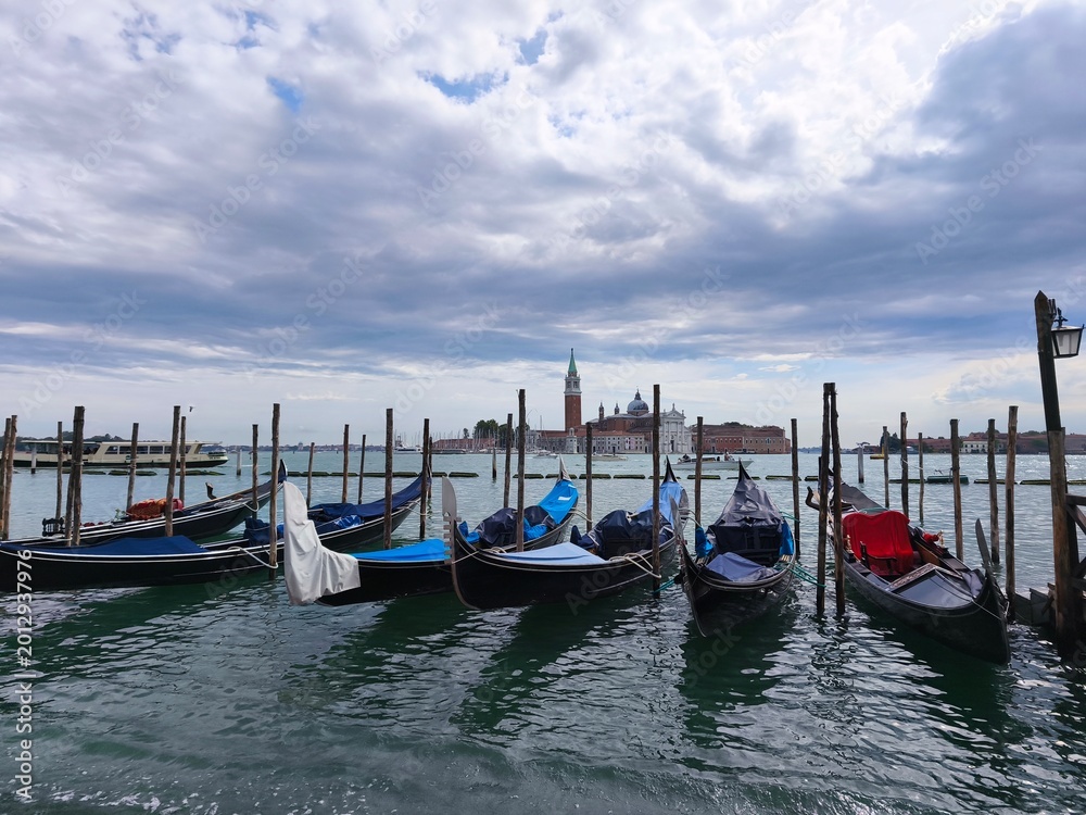 Obraz premium gondolas in venice