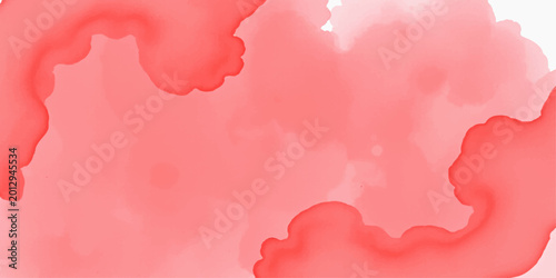 Photos Abstract pink watercolor background featuring romantic heart shapes and soft clo