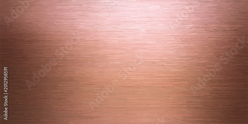 фотографія Brushed copper metal texture with abstract background, pattern background