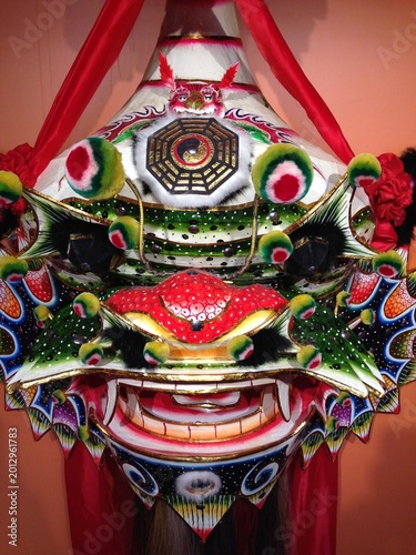 Traditional Chinese Qilin Dance Head Art