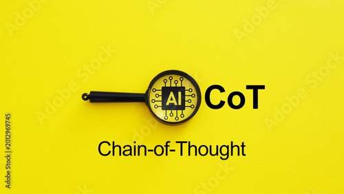 Φωτογραφία Chain of Thought CoT prompting, step by step AI reasoning process, structured pr