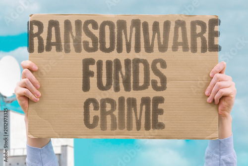 Foto "Ransomware Funds Crime" Cybercriminal groups use dark-web infrastructure to deploy ransomware and launder resulting proceeds
