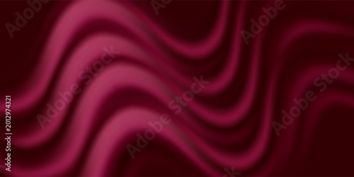 Canvastavla Luxury burgundy silk fabric with velvet texture and elegant flowing waves