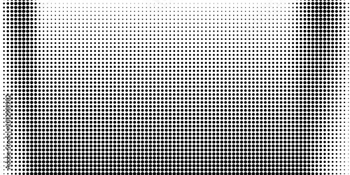 Background with monochrome dot texture. Polka dot pattern template. Background with black dots - stock vector dots basic background dots