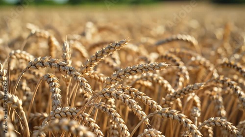 Golden Wheat Field Ready for Harvest Under the Sun 1.