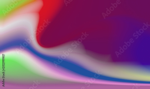 Tableau sur toile Abstract magenta digital field with bright white highlight streak within blue an