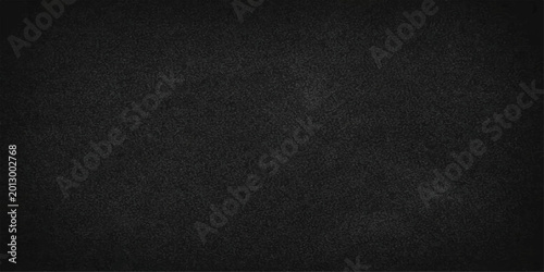 Konstfotografi A dark, macro closeup of a rough black leather surface and textured fabric texti