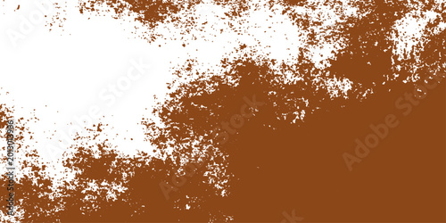 Billede på lærred Macro illustration of golden water drops on a window and splashes over a texture