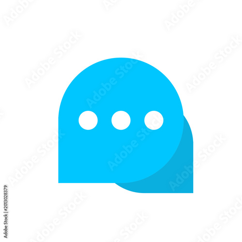 blue speech bubble