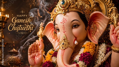 Bal Ganesh Ganpati Bappa Ekdant Vakratund Vinayak Chintamani Idol Celebration During Vinayak Ganesh Chaturthi Angaraki Sankashti Chaturthi Ganesh Jayanti Anant Chaturdashi/ Ganpati Bappa