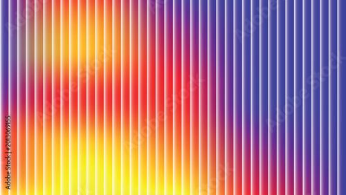 Tableau sur toile Riddle glass background, fractal light flow deep blue gradient surface, ripple wave distortion